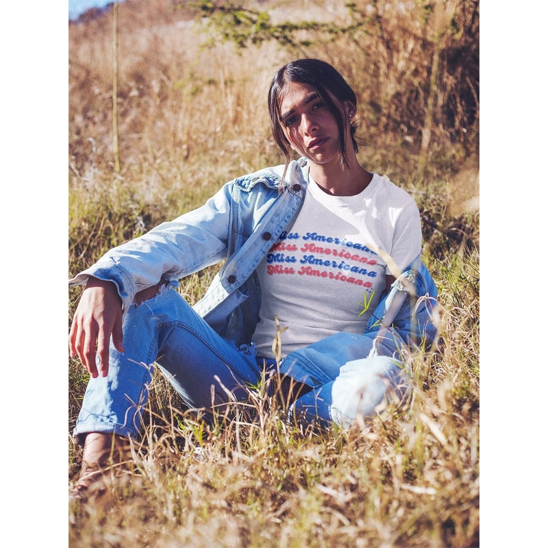 Miss Americana Taylor Swift Tee Retro Red White Blue Softstyle Tshirt Groovy The Eras Tour Merch Taylor Swiftees Lover Era Live Free - 1.jpg