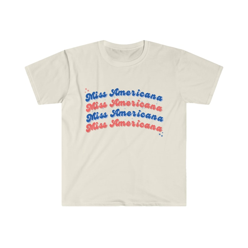 Miss Americana Taylor Swift Tee Retro Red White Blue Softstyle Tshirt Groovy The Eras Tour Merch Taylor Swiftees Lover Era Live Free - 8.jpg