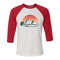 Mountain Sunset 34 Sleeve Baseball Tee Bella and Canvas 3200 Unisex Shirt Womens Nature Mens Long Sleeve Graphic - 5.jpg