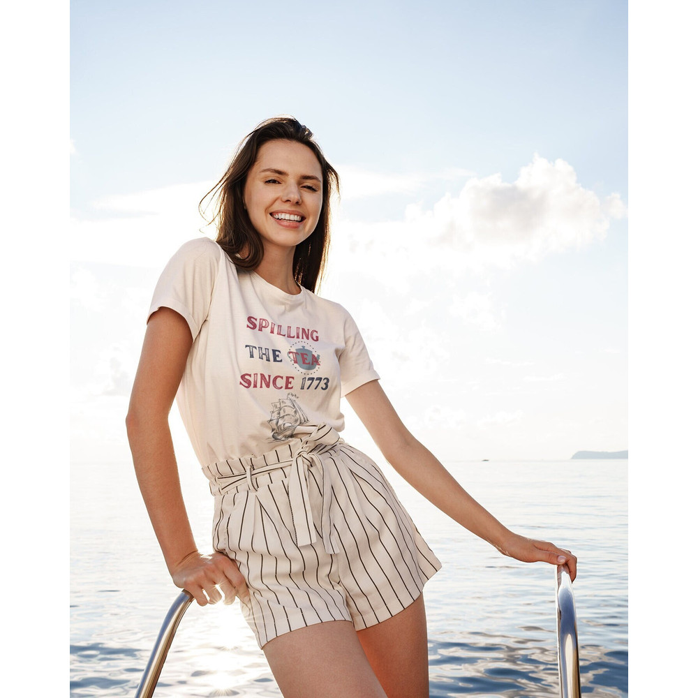 Spilling Tea Since 1773 Tee 4th of July Funny Tshirt America Freedom USA T-shirt Fourth of July American History Nerd Womens Unisex Mens UK - 1.jpg