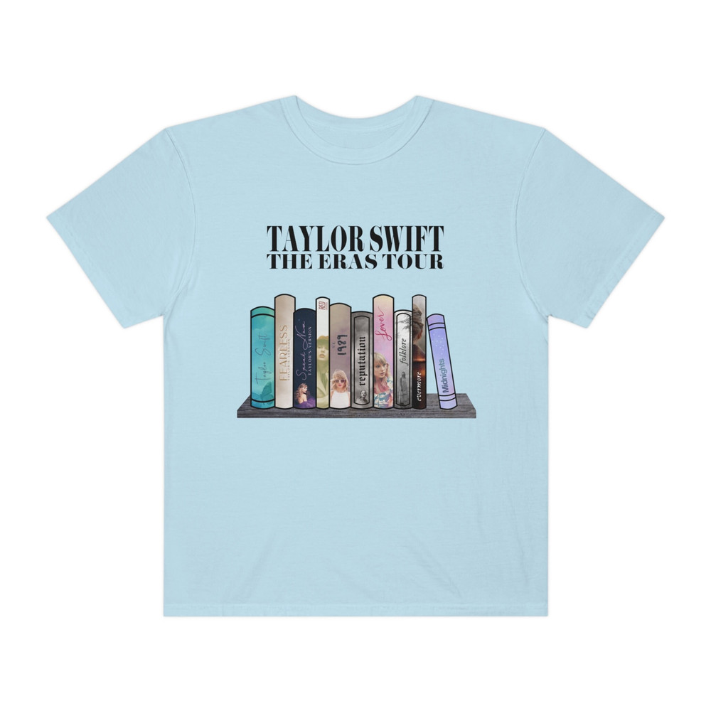 Taylor Swiftees The Eras Tour Tshirt Albums as Books Taylor Swift Merch Tees Speak Now Era Shirt Midnights Swiftie Albums Red Outfit 1989 - 5.jpg