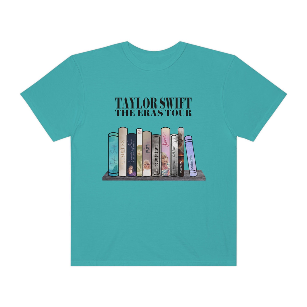 Taylor Swiftees The Eras Tour Tshirt Albums as Books Taylor Swift Merch Tees Speak Now Era Shirt Midnights Swiftie Albums Red Outfit 1989 - 6.jpg