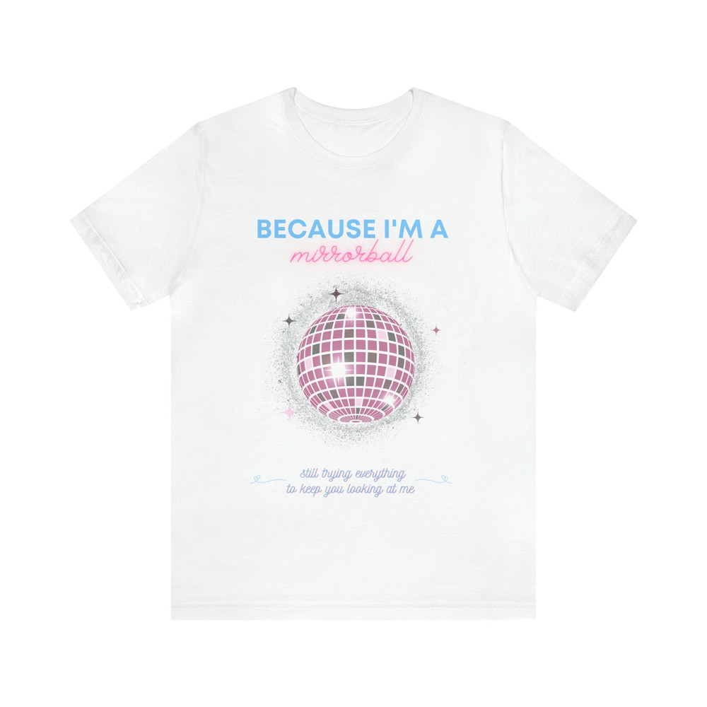 Taylor Swiftie Merch Tshirt Eras Tour Taylor Swift Mirrorball Folklore Swiftee Blue Pink Purple Disco - 2.jpg