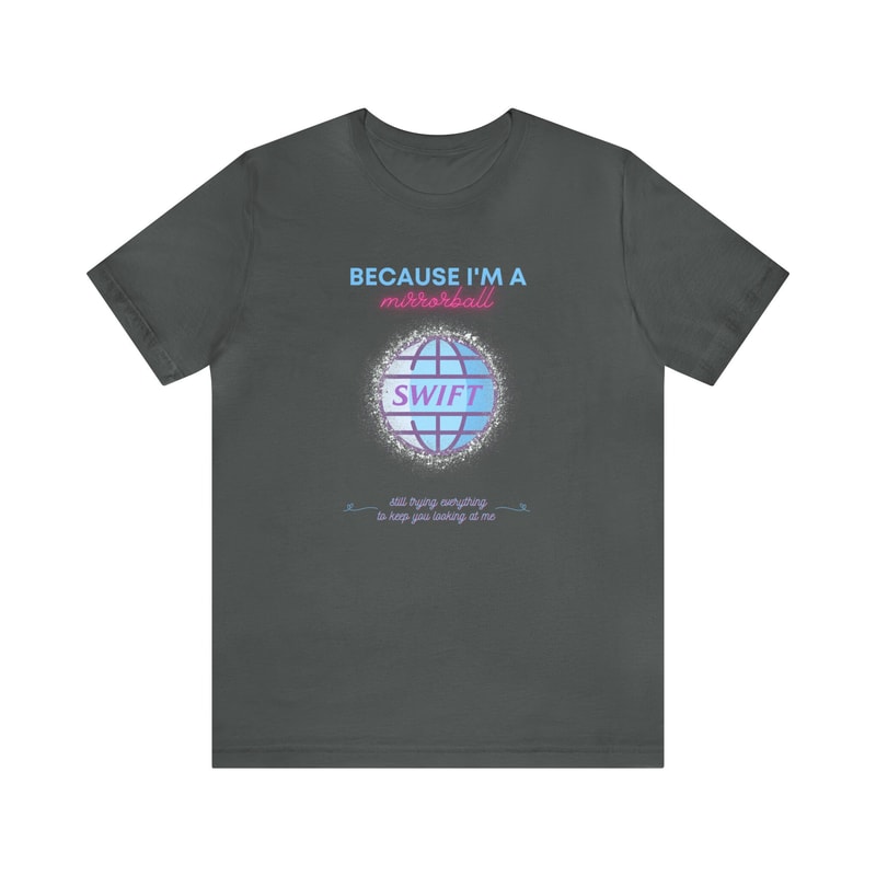 Taylor Swiftie Merch Tshirt Eras Tour Taylor Swift Mirrorball Folklore Swiftee Blue Pink Purple - 3.jpg