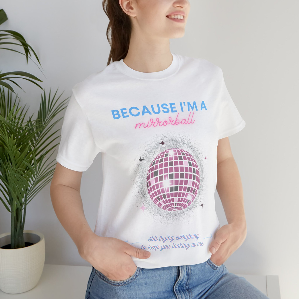 Taylor Swiftie Merch Tshirt Eras Tour Taylor Swift Mirrorball Folklore Swiftee Blue Pink Purple Disco - 4.jpg