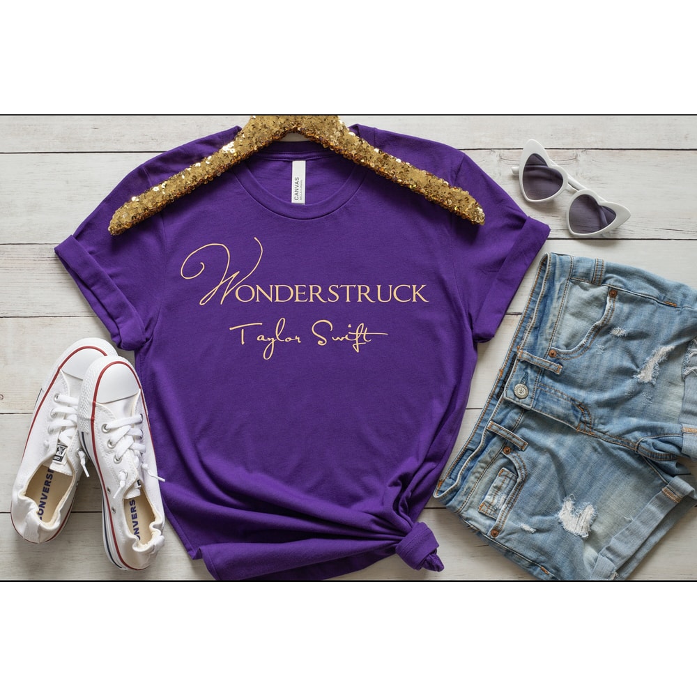 Wonderstruck Taylor Swift Tshirt The Eras Tour Merch Speak Now Shirt Enchanted Taylor Swiftees Bella and Canvas 3001 Swiftie Outfit Concert - 1.jpg
