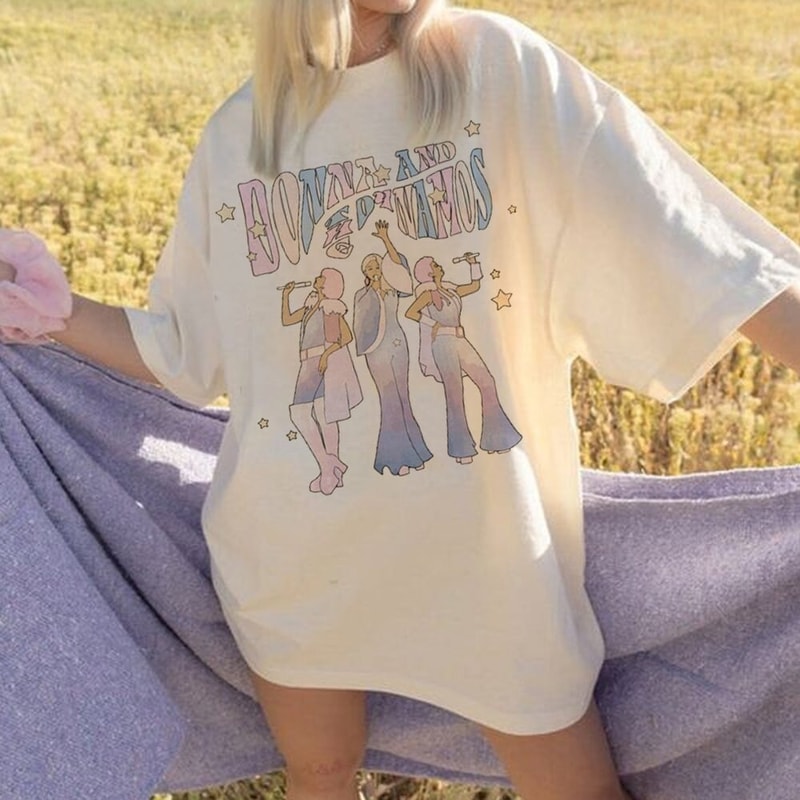 Donna and the Dynamos Pastel,Donna And The Team shirt, Donna and the Dynamos one night only shirt - 1.jpg
