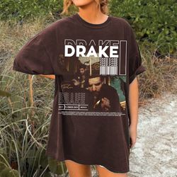 drake vintage 90s t-shirt, drake champaign shirt, drake drizzy tee, drake take care shirt, drake cer