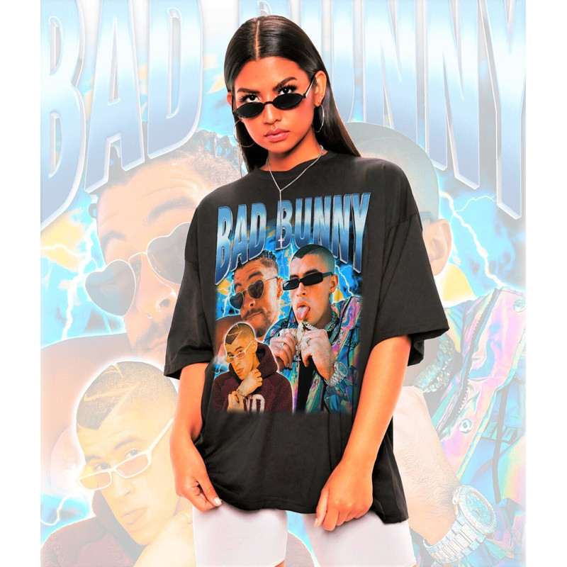 Retro Bad Bunny Shirt - Vintage Bad Bunny Shirt, Bad Bunny Homage Shirt,Bad Bunny Fan Sweatshirt, Cute Bad Bunny Shirt, Bad Bunny Vintage - 1.jpg