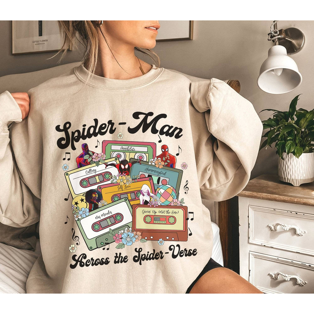 Spider-Man Across The Spider-Verse Shirt Miles Morales Ghost Spider Spider-Punk Shirt SpiderMan Shirt Spidey Superhero Shirta109 - 1.jpg