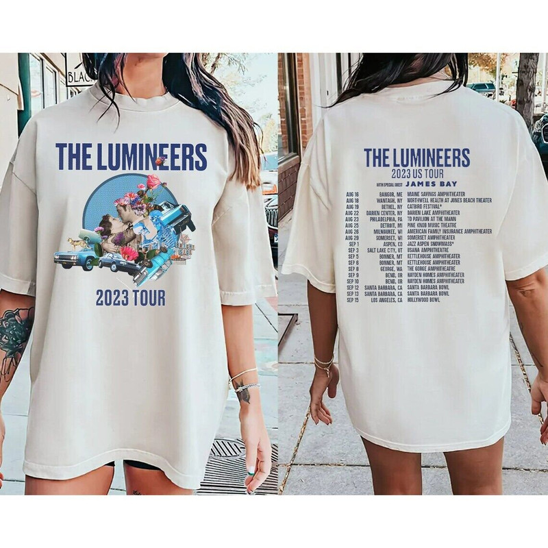 The Lumineers 2 sides t-shirt, 2023 US Tour Sweatshirt, The Lumineers 2023 Tour - 1.jpg