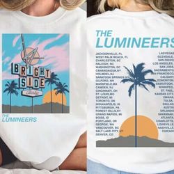 the lumineers brightside world tour music band shirt, music tour shirt, the lumineers concert