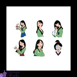 mulan svg, mulan, disney svg, disney princess svg, mulan disney, cricut file, bundle, cartoon svg, clipart 3