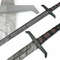 Fixed Steel Damascus Swordpng