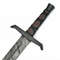 Fixed Steel Damascus Swordspng