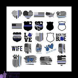 thin blue line svg bundle, thin blue line svg, police svg, back the blue svg, police officer svg, thin blue line flag sv