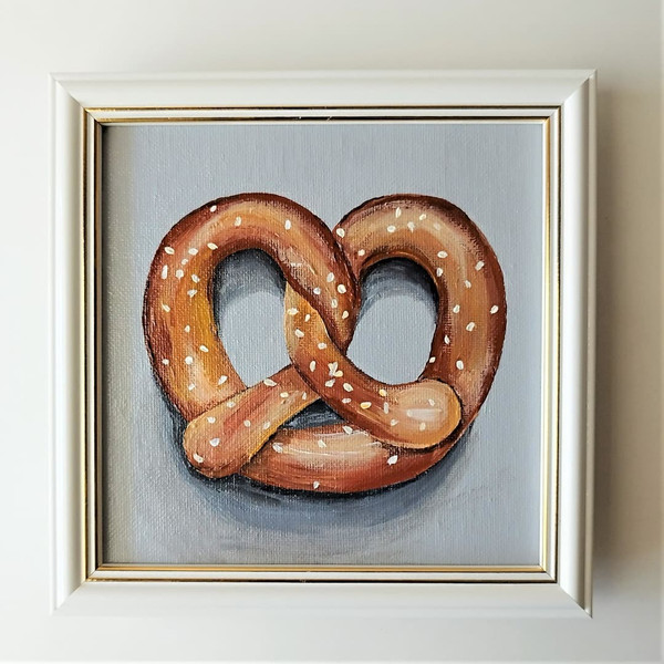 Pretzel-acrylic-painting-food-art-on-canvas-board-in-frame.jpg