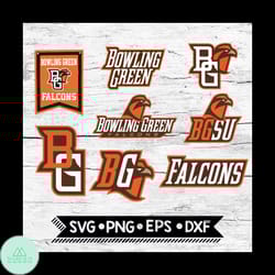 bowling green falcons svg, ncaa, svg, bundle, sport