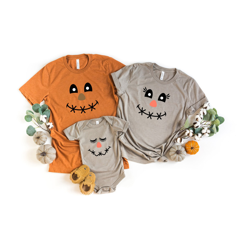 Fall family matching outfit - family set - scarecrow fall autumn harvest shirts - 8.jpg