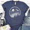 Flying saucer night sky t-shirt - UFO shirt - Alien shirt - Gift idea for friend - Flying saucer shirt - Cute t-shirt - Graphic - Full moon - 1.jpg
