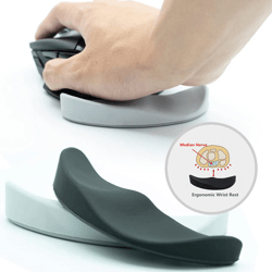 ergonomic mouse wrist rest mouse pads silicon gel non-slip streamline wrist rest support mat computer mouse pad