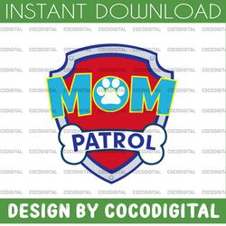 mom patrol logo, mom patrol clipart, mom patrol cut file, mom patrol invite, mom patrol cricut, mom patrol print, dxf, s