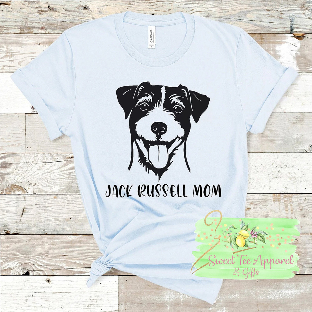 Jack Russell mom t-shirt - Dog mom - Jack Russell dog - women's shirt - gift for her - Fur mama - Dog mama - Jack Russell owner - 1.jpg