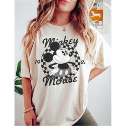 disney mickey 1928 comfort colors shirt, retro disney classic mickey mouse shirt, vintage disney unisex t-shirt