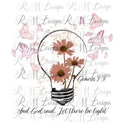 and god said let there be light, inspirational quote, spiritual quote, motivational quote, sublimation