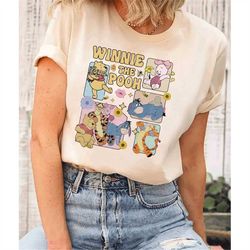 retro winnie the pooh comfort color shirt, pooh and friends shirt, disney shirt, disney pooh bear shirt, tigger, piglet,