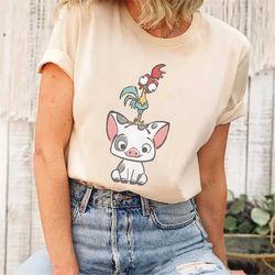 moana shirt, hei hei and pua shirt, disney shirt, disneyland shirt, disney world shirt, matching family disney shirts, d