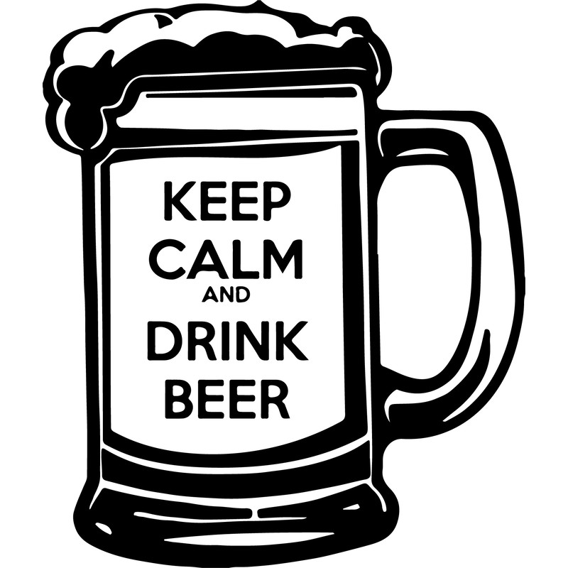 jeep calm and drink beer mug.png