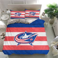 columbus blue jackets bedding sets, columbus blue jackets bedding, sport bedding, bedroom decor, decorations for home