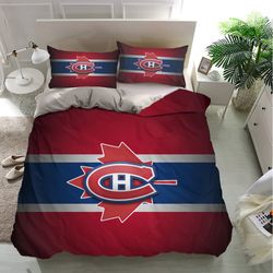 montreal canadiens bedding sets, montreal canadiens bedding, sport bedding, bedroom decor, decorations for home, bedding