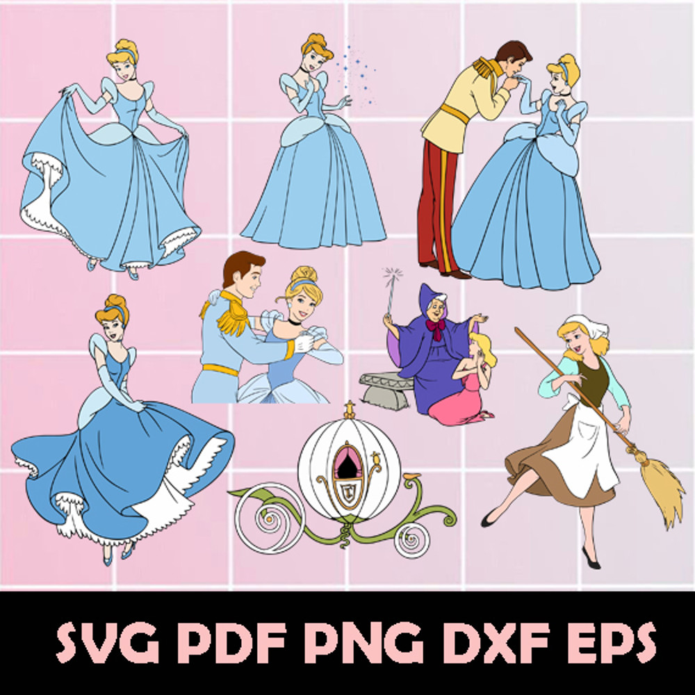 Cinderella Clipart SVG.jpg