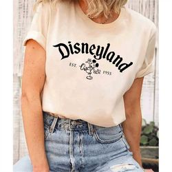 vintage disneyland est 1955 t-shirt, disneyland family shirts, disney trip shirt, disneyland shirt, disney vacation shir