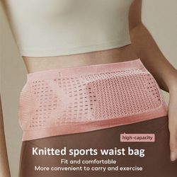 sports waist bag  seamless running waist belt bag