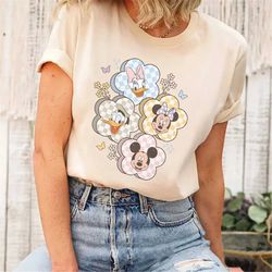 spring mouse friends comfort colors shirt, mickey mouse shirt, mickey minnie donal daisy shirts, disney matching tee, di