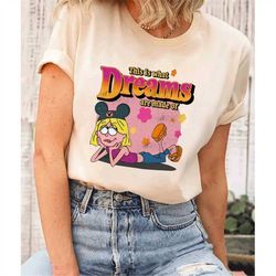 vintage this is what dreams are made of shirt, disney lizzie mcguire tshirt, disneyland trip shirt, lizzie mcguire shirt