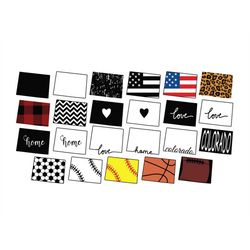 colorado state svg, colorado state clipart, colorado state silhouette cut files for cricut, colorado outline