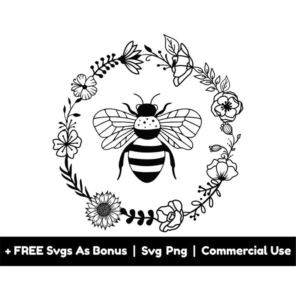 MR-1582023193619-bee-in-a-floral-circle-clipart-image-svg-png-files-floral-image-1.jpg