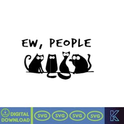 ew people cats svg, png, dxf, instant download