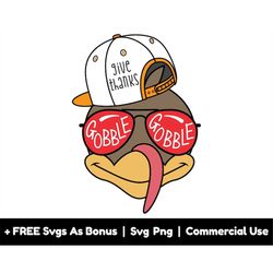 give thanks gobble gobble svg png files, turkey svg, fall svg, thanksgiving svg, thankful svg, thanks giving t shirt des