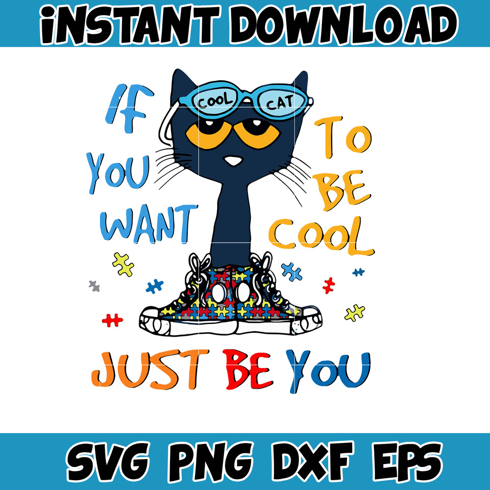 Cool cat if you svg, png, dxf, Instant Download.jpg