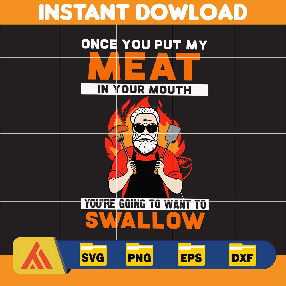 Old Man BBQ Funny svg, png, dxf, Instant Download.jpg