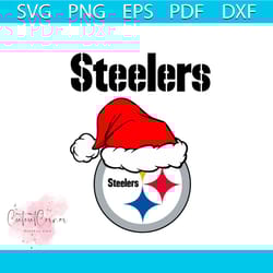 pittsburgh steelers nfl logo christmas svg download file