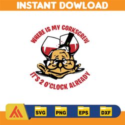 wine with dewine, it's 2 o'clock somewhere svg, png, dxf, instant download