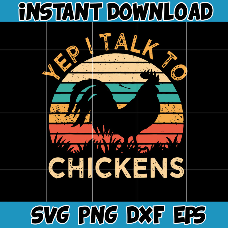 Yep I Talk To svg, png, dxf, Instant Download.jpg