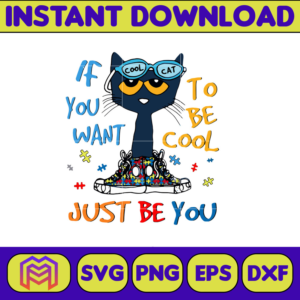 Cool cat if you svg, png, dxf, Instant Download.jpg