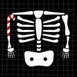 Skeleton Candy Cane Svg, Skeleton Christmas Svg, Skeleton Elf Xmas Svg, Skeleton Funny Svg, Candy Cane Xmas Svg